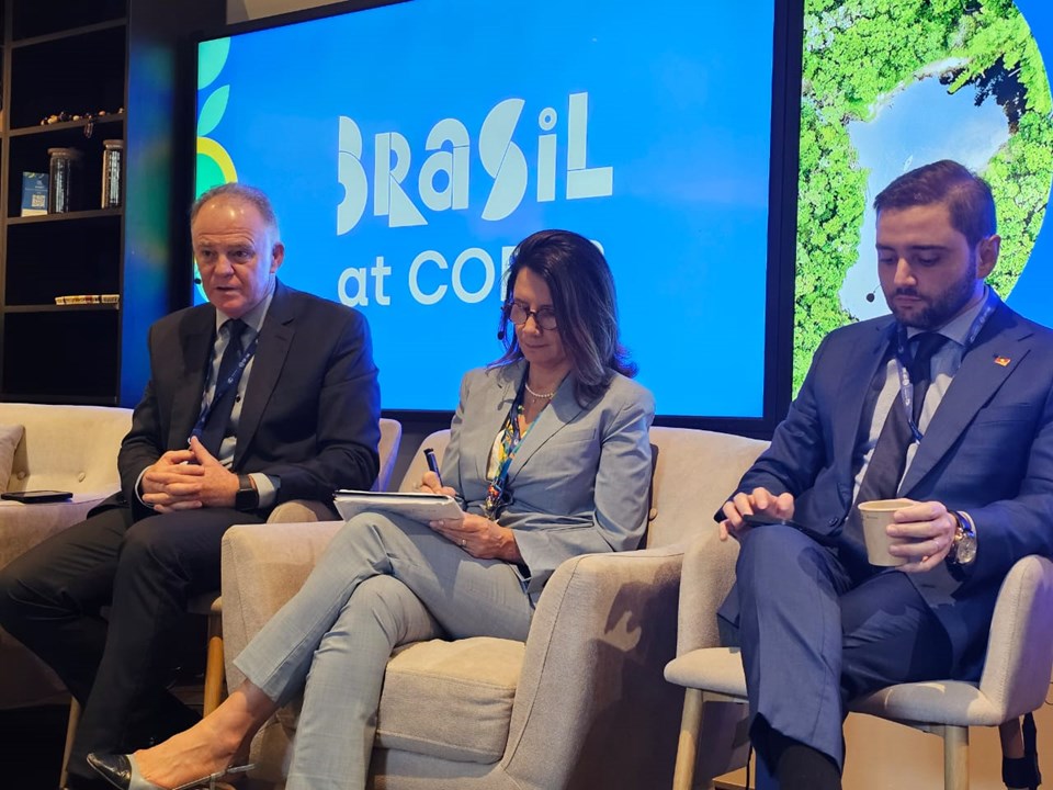 01.12.2023 - Casagrande apresenta macrodrenagem de Vila Velha na COP - 28|||Fotógrafo:Giovani Pagotto/GovernoES
