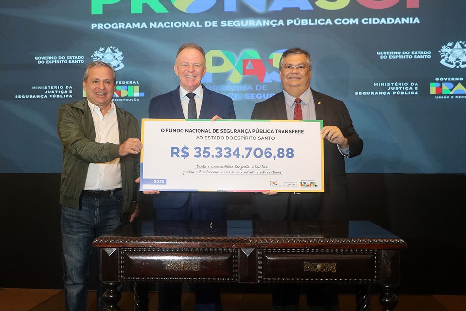 04.09.2023 - Lançamento de Programas da Segurança - Ministro Flávio Dino 01|||Fotógrafo:Helio Filho/Secom-ES