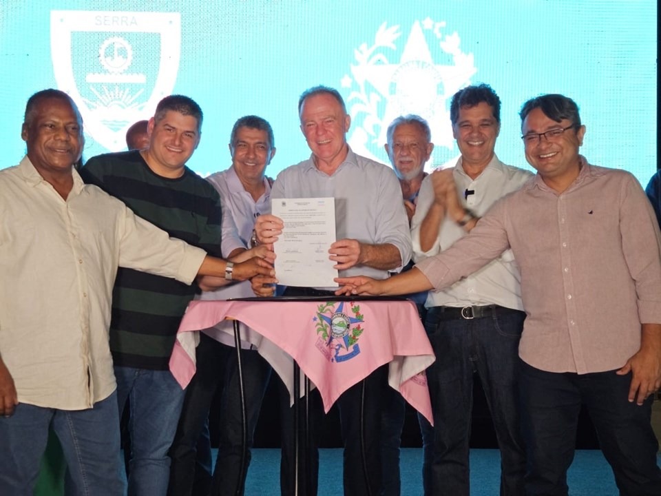 05.07.2024 - Governo anuncia novos investimentos em drenagem e pavimentação de ruas na Serra|||Fotógrafo:Helio Filho/Secom-ES