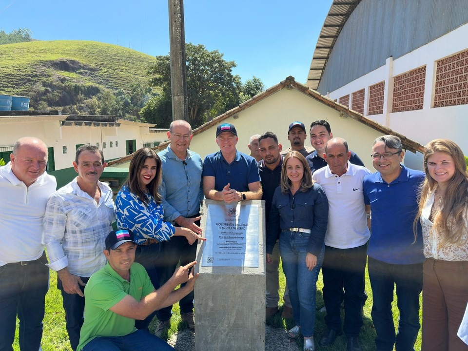 08.08.2025 - Governador entrega recapeamento de estrada rural em Alto Rio Novo e visita obras da ES-320 em Mantenópolis - 01|||Fotógrafo:Mateus  Fonseca/GovernoES