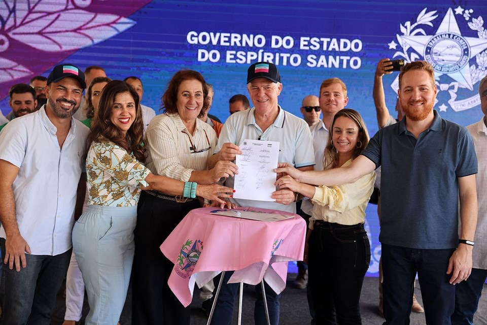 09.05.2024 - Governador inaugura obras e anuncia novos investimentos em São Domingos do Norte 01|||Fotógrafo:Helio Filho/Secom-ES