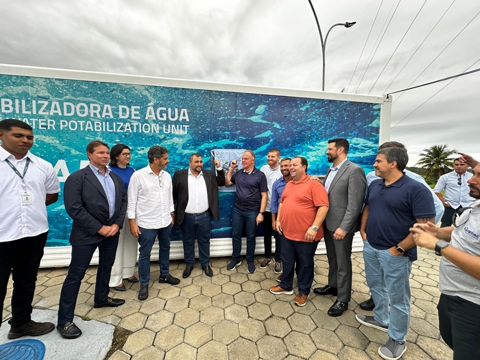10.01.2025 - Governo do Estado entrega obras e serviços na área de saneamento e saúde -  em Guarapari|||Fotógrafo:Mateus Fonseca/Governo-ES