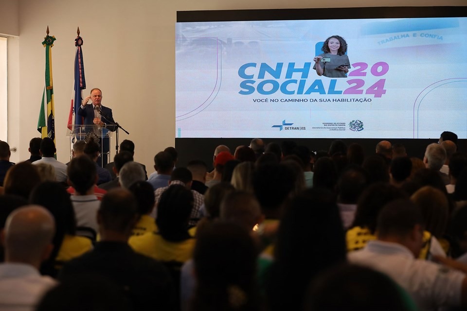10.09.2024 - 2ª fase do CNH Social - inscrições abertas para 3.500 vagas com foco no mercado de trabalho 01-1|||Fotógrafo:Helio Filho - Governo/ES 