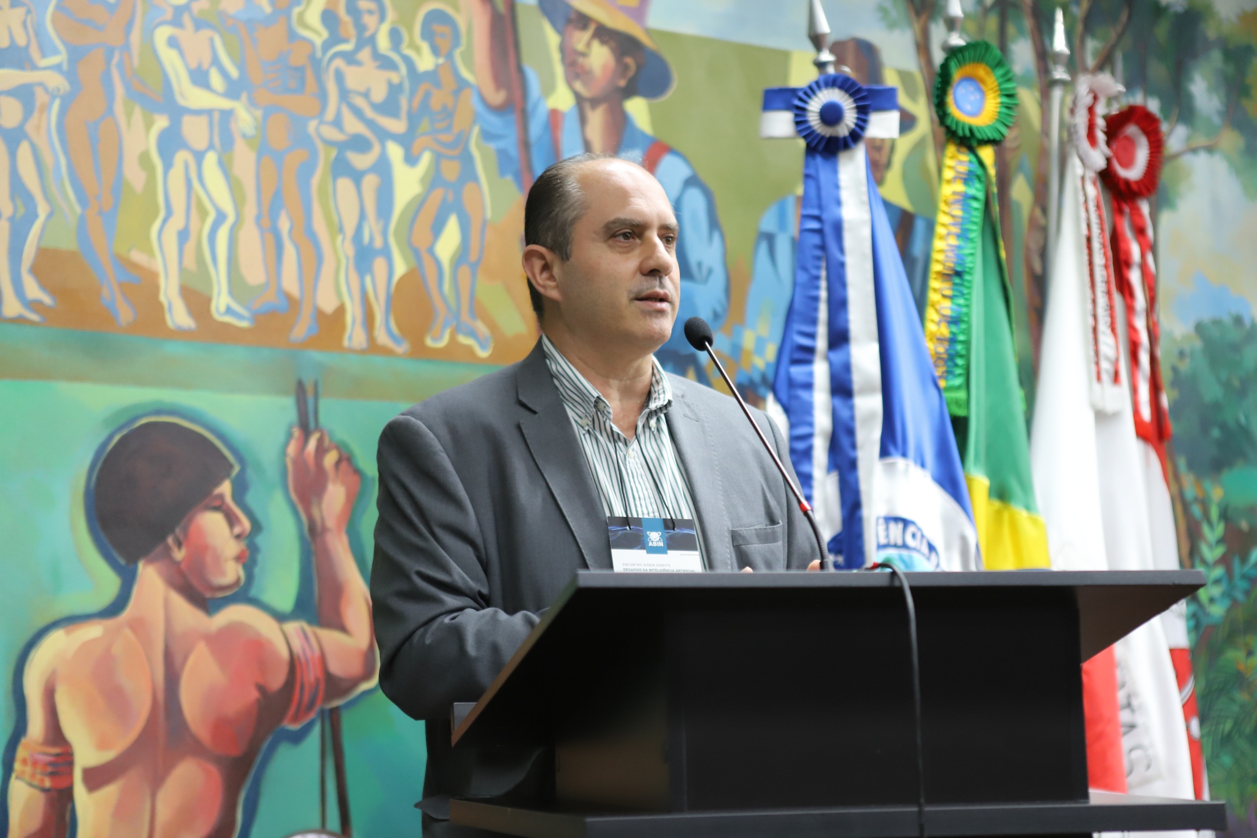 12.09.2024 - Encontro inteligência artificial em MG - Abin - 02|||Fotógrafo:Divulgação