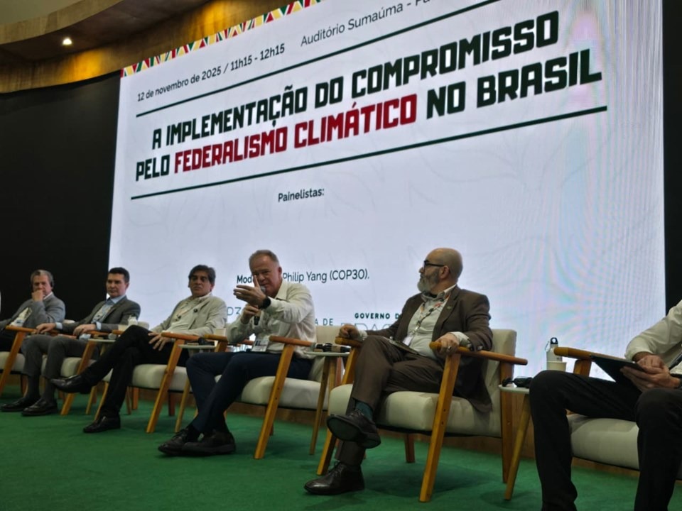 12.11.2025 - Espírito Santo apresenta iniciativa para alavancar Cadastro Ambiental Rural na COP30|||Fotógrafo:Giovani Pagotto/Governo-ES