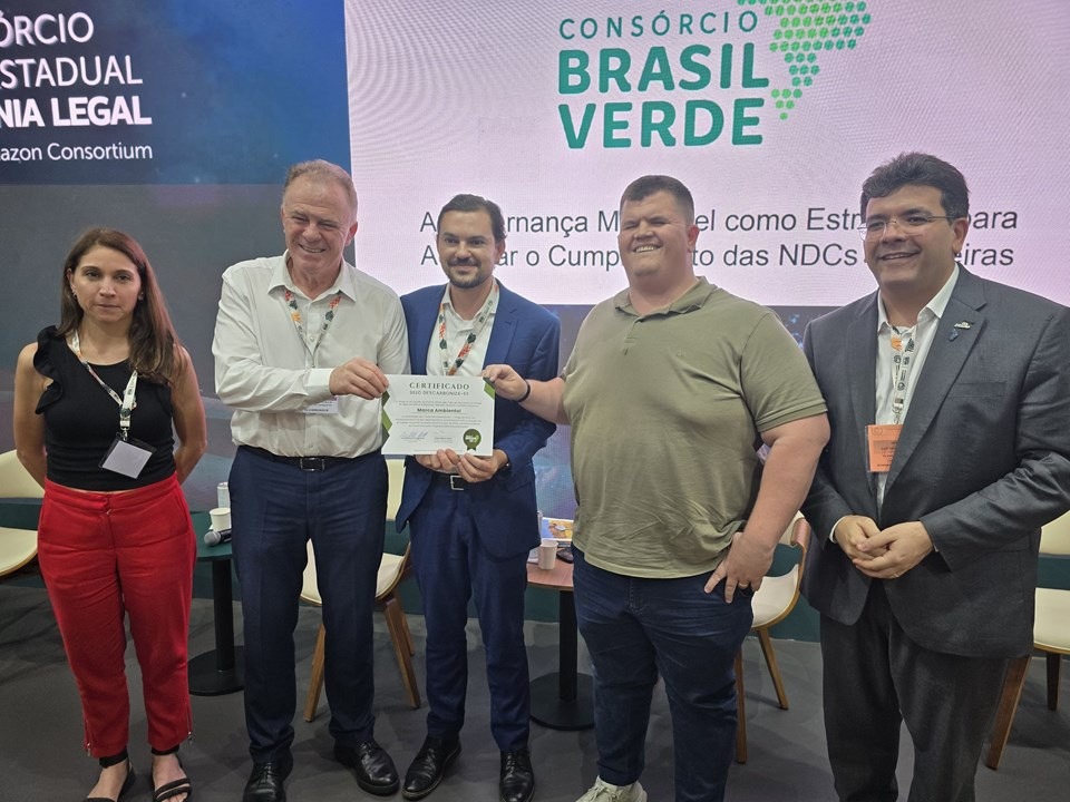 12.11.2025 - Governo entrega primeiro Selo Descarboniza-ES e formaliza acordo com Aliança Verde Argentina|||Fotógrafo:Giovani Pagotto/Governo-ES