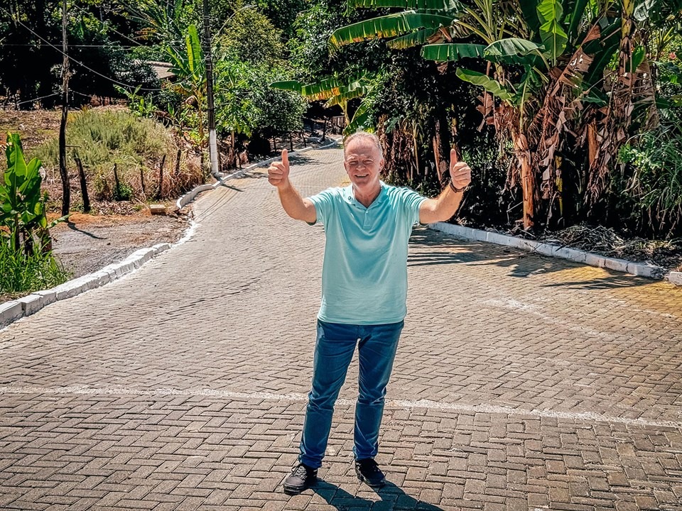 14.03.2025 - Governo do Estado inaugura calçamento em Roda D’Água e impulsiona agroturismo em Cariacica|||Fotógrafo: Rodrigo Zaca/Governo-ES