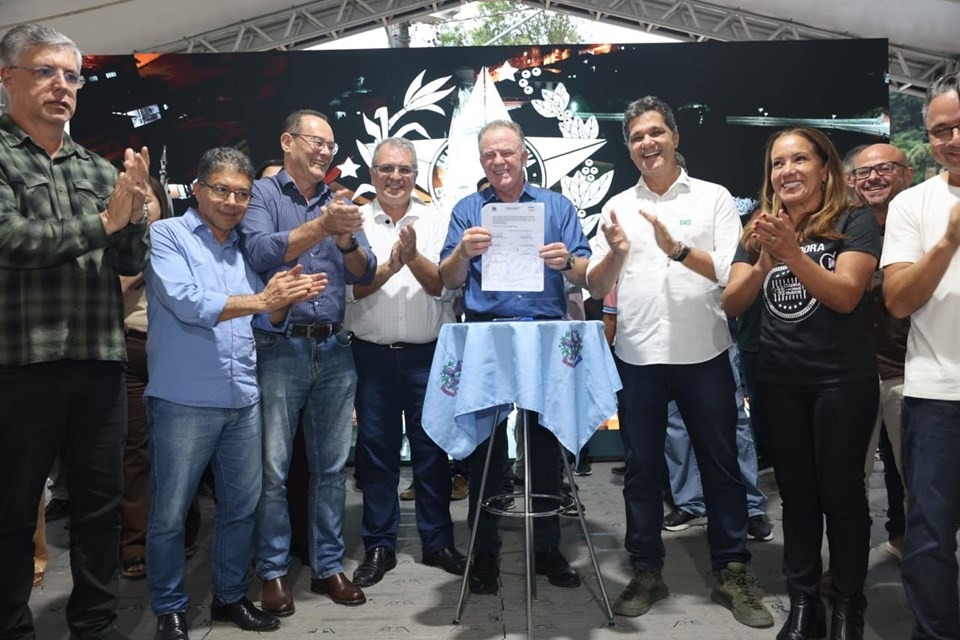 15.10.2025 - Governo do Estado inaugura obras e anuncia novos investimentos em Santa Leopoldina|||Fotógrafo:Hélio Filho/Secom-ES