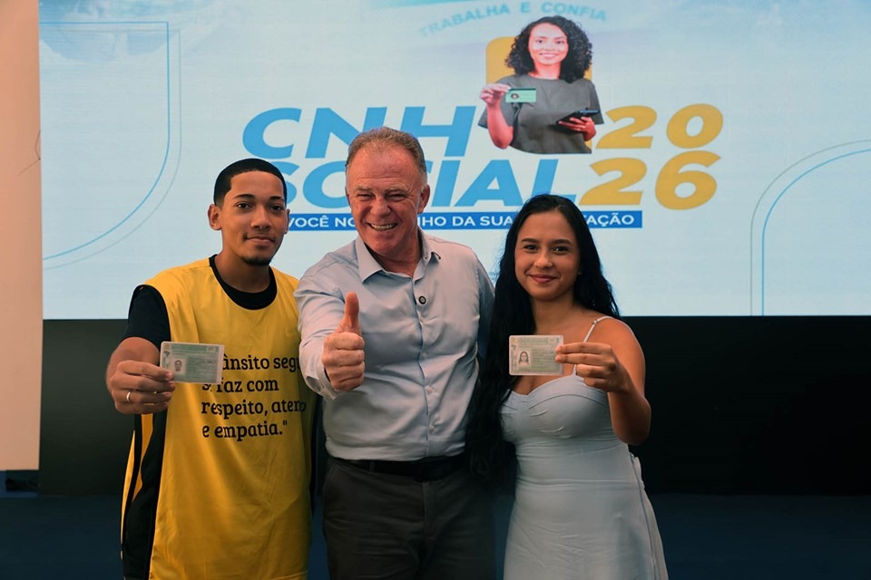 16.03.2026 - Governo do Estado abre inscrições para 9 mil carteiras de habilitação gratuitas no CNH Social 2026
