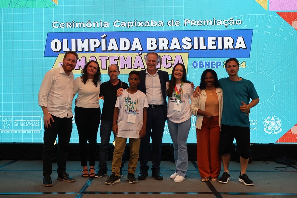 16.09.2025 - Cerimônia premia alunos capixabas medalhistas da Olimpíada Brasileira de Matemática|||Fotógrafo:Hélio Filho/Secom-ES