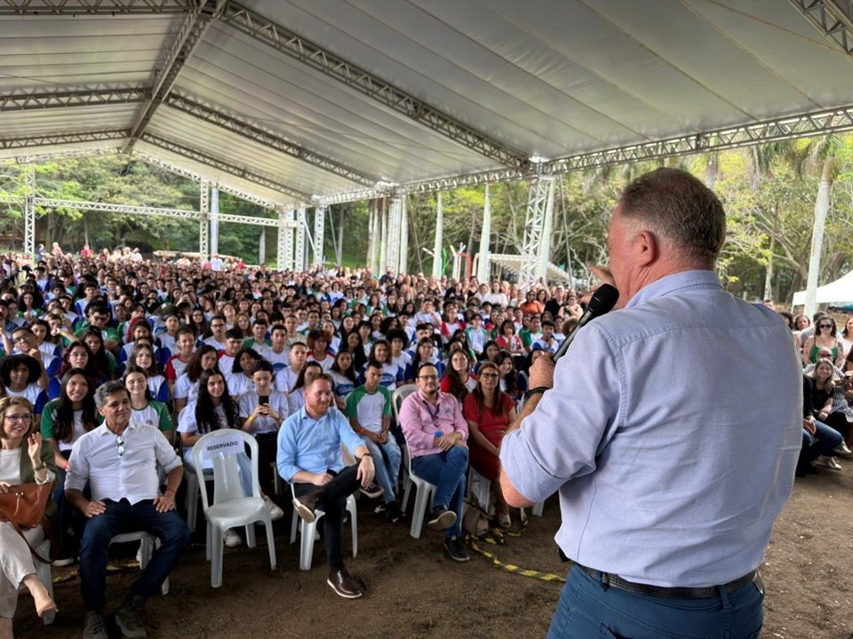 16.10.2025 - Programa Intercâmbio Sedu - participantes conhecem países onde estudarão por três meses|||Fotógrafo:Mateus  Fonseca/GovernoES