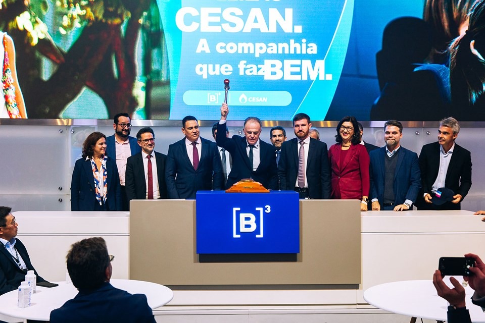 17.06.2025 - Leilão internacional define parceiros privados para ampliar tratamento de esgoto em 43 municípios do Espírito Santo|||Fotógrafo: Duozz Filmes