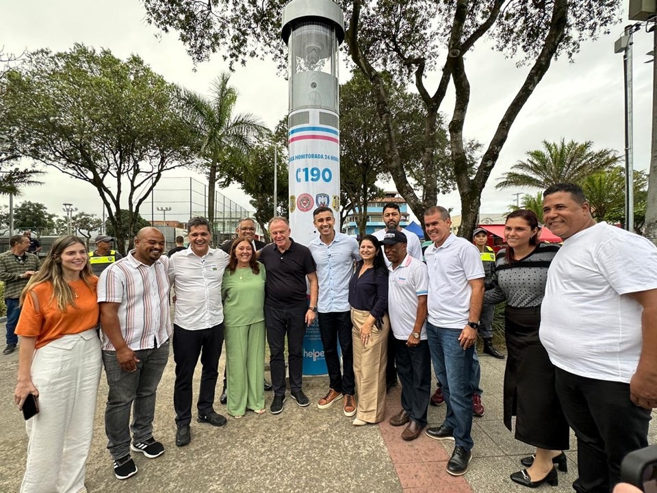 19.09.2025 - Governo do Estado inaugura Totem de Segurança em Novo Horizonte -  na Serra|||Fotógrafo:Mateus  Fonseca/GovernoES