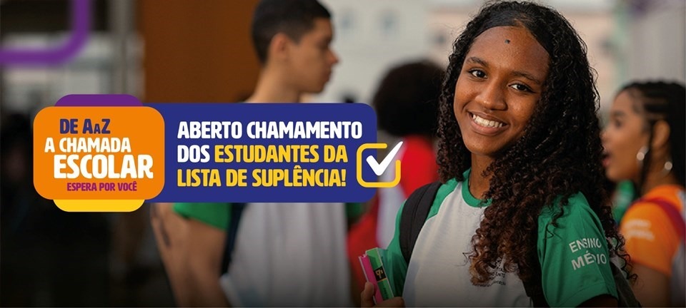 20.01.2025 - Sedu inicia chamamento dos alunos da lista de suplência em escolas com vagas disponíveis