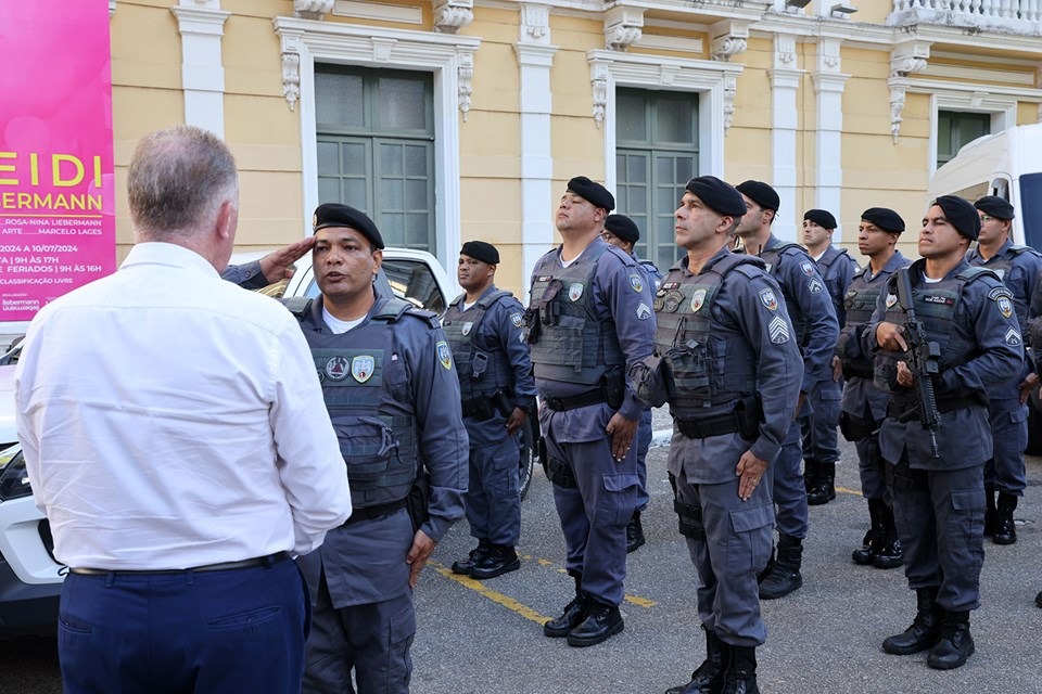 20.05.2024 - Governador anuncia envio de militares para reforçar proteção de abrigos no RS|||Fotógrafo:Helio Filho/Secom-ES