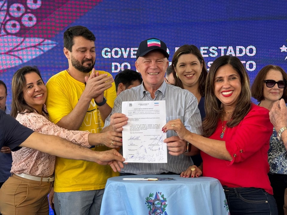 20.06.2024 - GOVERNADOR INAUGURA OBRAS E ANUNCIA NOVOS INVESTIMENTOS EM NOVA VENÉCIA 01|||Fotógrafo:Rodrigo Zaca/Governo-ES