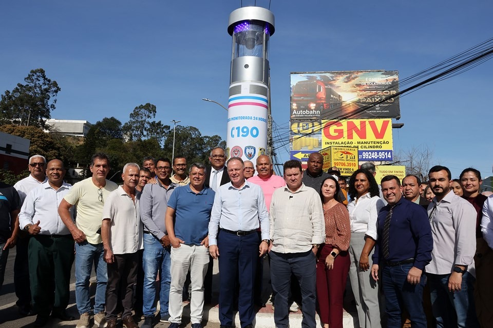 20.08.2025 - Governo do Estado inaugura novo Totem de Segurança em Cariacica|||Fotógrafo:Helio Filho - Governo/ES 