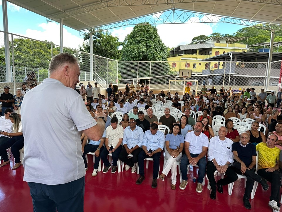 21.03.2026 - Atílio Vivácqua recebe investimentos em infraestrutura -  contenção de encostas e qualificação dos serviços públicos|||Fotógrafo:Rayron Rickson/Governo-ES