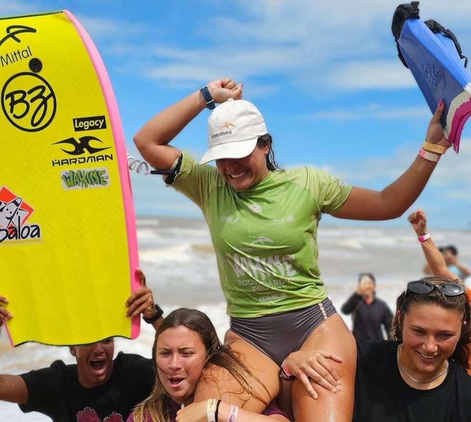 22.09.2025 - Etapa Wahine do Mundial de Bodyboarding tem vitória da capixaba Luna Hardman -  que retorna ao top 8 mundial