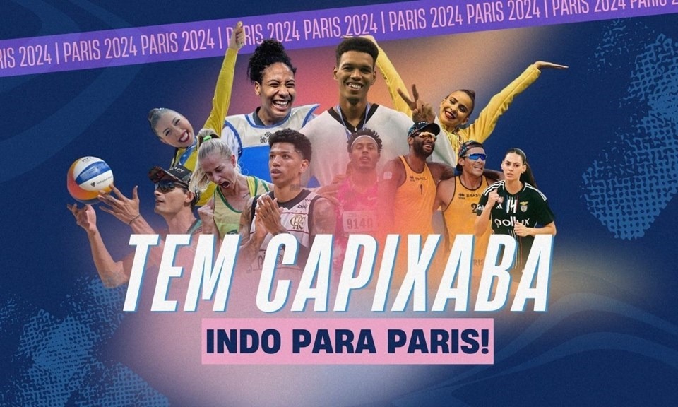 23.07.2024 - Onze atletas vão representar o Espírito Santo na Olimpíada de Paris 2024