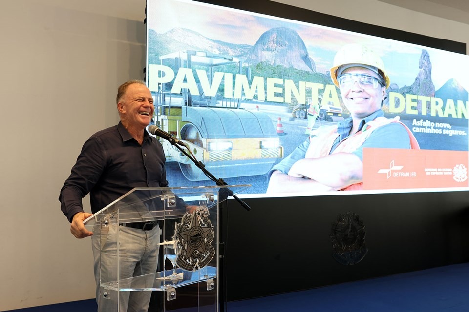 23.07.2025 -Pavimenta Detran -ES vai recuperar e sinalizar vias em cidades sem trânsito municipalizado|||Fotógrafo:Mateus  Fonseca/GovernoES