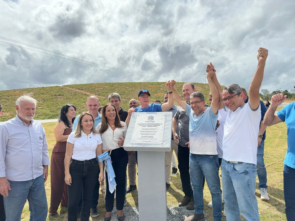 23.08.2025 - Governo do Estado inaugura pavimentação de rodovia e mais investimentos em Sooretama - 01|||Fotógrafo:Mateus  Fonseca/GovernoES