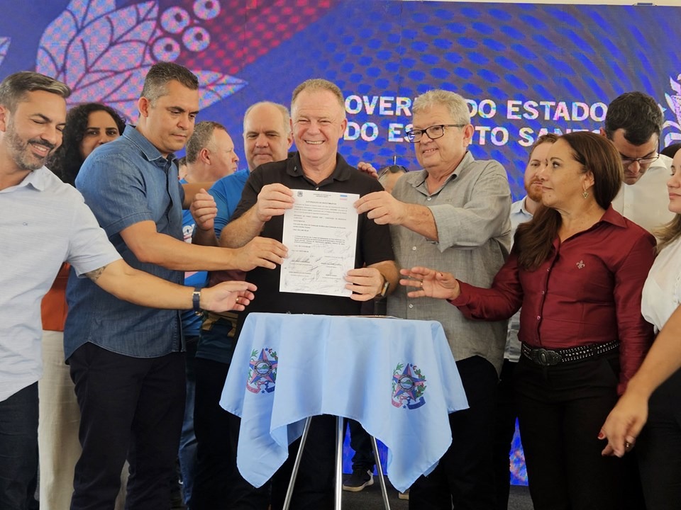 24.04.2025 - Casagrande inaugura obras e autoriza início da implantação de Polo Industrial e Parque de Exposições em Apiacá - 01|||Fotógrafo:Hélio Filho/Secom-ES