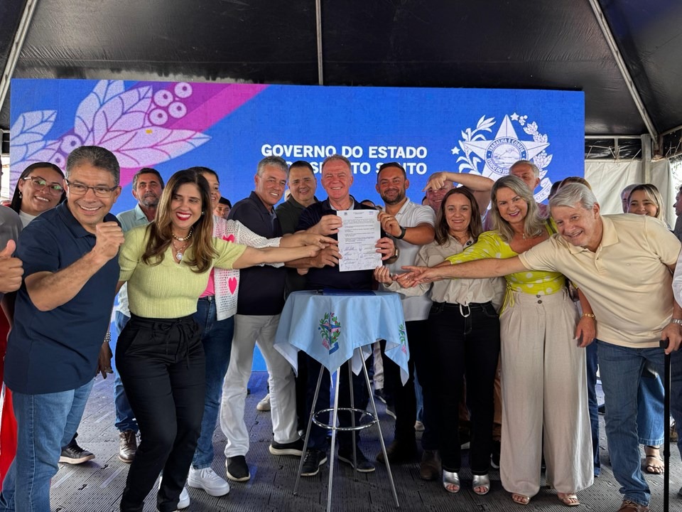 25.07.2025 - Governo do Estado entrega obras e anuncia novos investimentos em Pinheiros - 01|||Fotógrafo: Rodrigo Zaca/Governo-ES