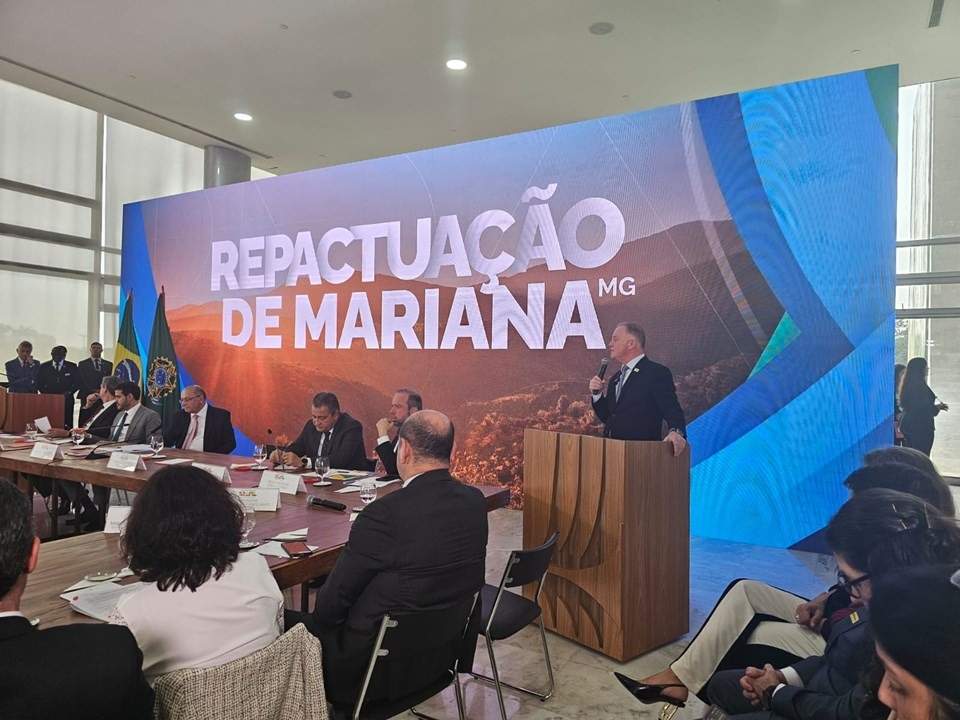 25.10.2024 - Espírito Santo assina acordo para reparação integral e definitiva dos danos causados pelo desastre de Mariana|||Fotógrafo:Giovani Pagotto/Governo-ES