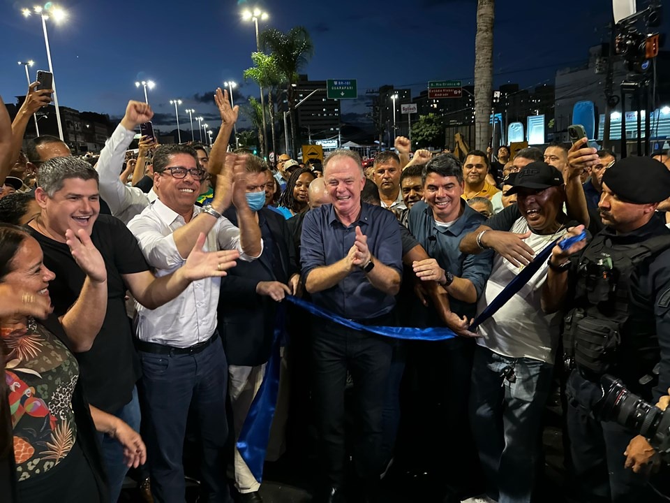 26.02.2025 - Governo do Estado inaugura obras do Viaduto Dona Rosa em Cariacica|||Fotógrafo:Mateus  Fonseca/GovernoES