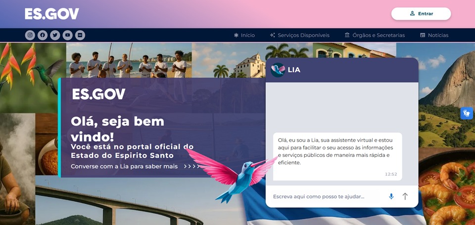 26.05.2025 - Novo Portal Inteligente ES.GOV já está no ar