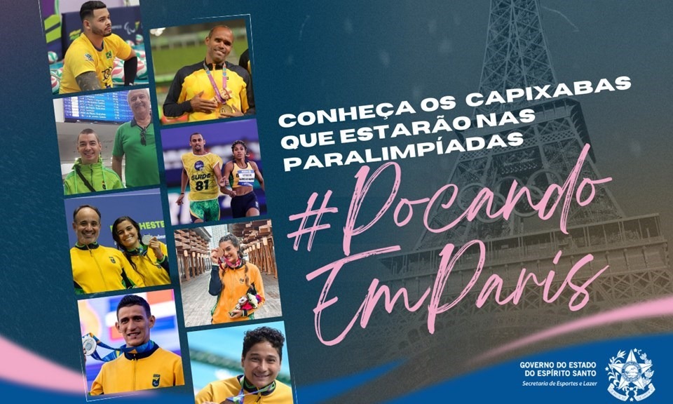 27.08.2024 - Espírito Santo terá 11 representantes na Paralimpíada de Paris 2024