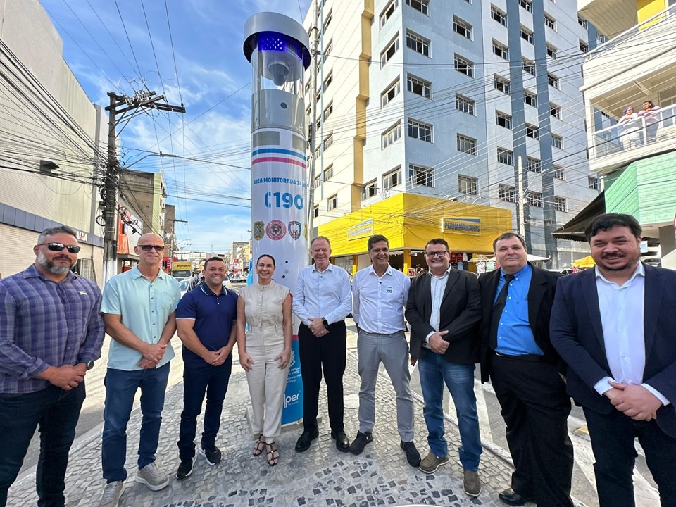 28.07.2025 - Governo do Estado realiza inauguração dos primeiros Totens de Segurança em Cariacica|||Fotógrafo:Mateus  Fonseca/GovernoES
