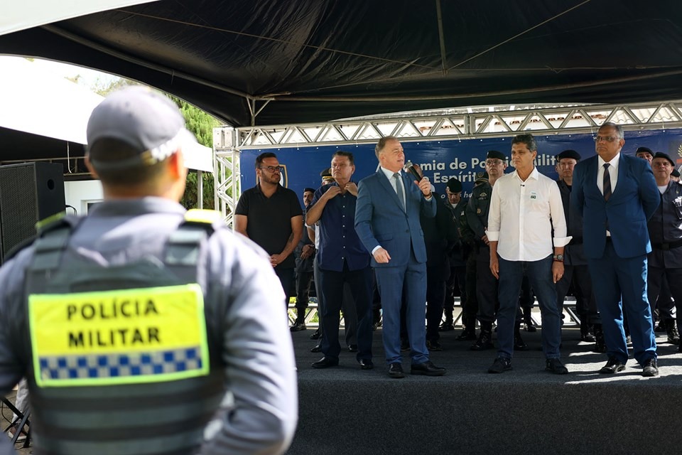 28.08.2025 - Governo do Estado autoriza novo concurso para mais 1 mil soldados na Polícia Militar|||Fotógrafo:Mateus  Fonseca/GovernoES