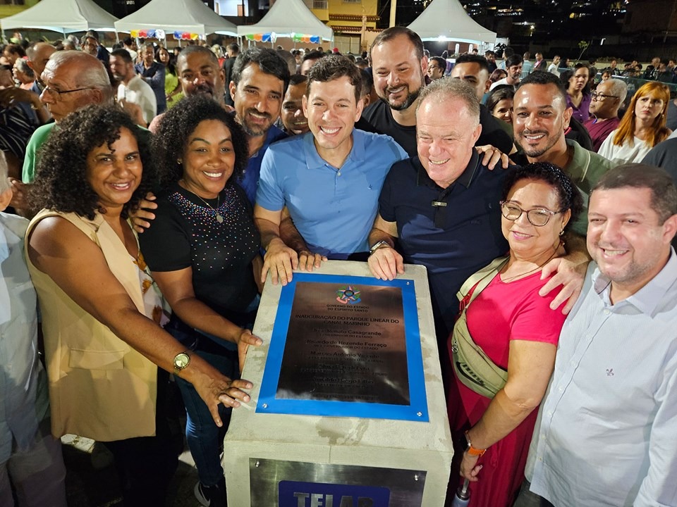 29.04.2024 - Estado inaugura obras do Parque Linear do Canal Marinho -  em Vila Velha|||Fotógrafo:Helio Filho/Secom-ES