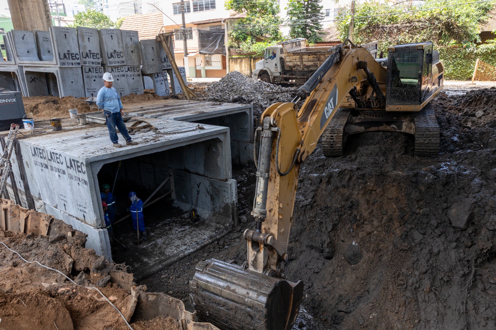 Obra de macrodrenagem em Pinheiros  |||Fotógrafo: